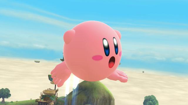 Modder Adds Kirby With Human Feet To Smash Bros.