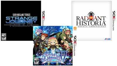 Atlus Announces A Trio Of 3DS RPGs For The West