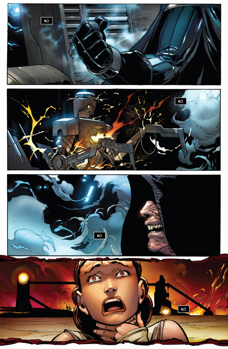 The New Darth Vader Comic Gives Us A Much Better Version Of Revenge Of The Sith’s Infamous ‘Noooo!’