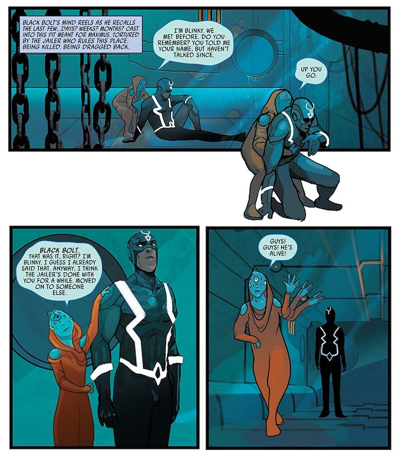 In The New Black Bolt Comic, The Inhuman King Is Finally Developing A Human Personality