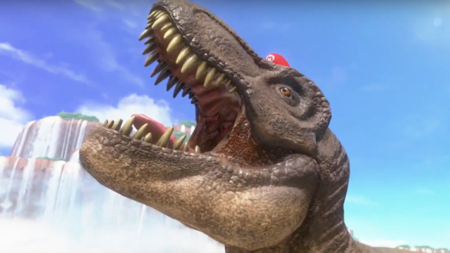 Super Mario Odyssey Lets You Play As A Dinosaur