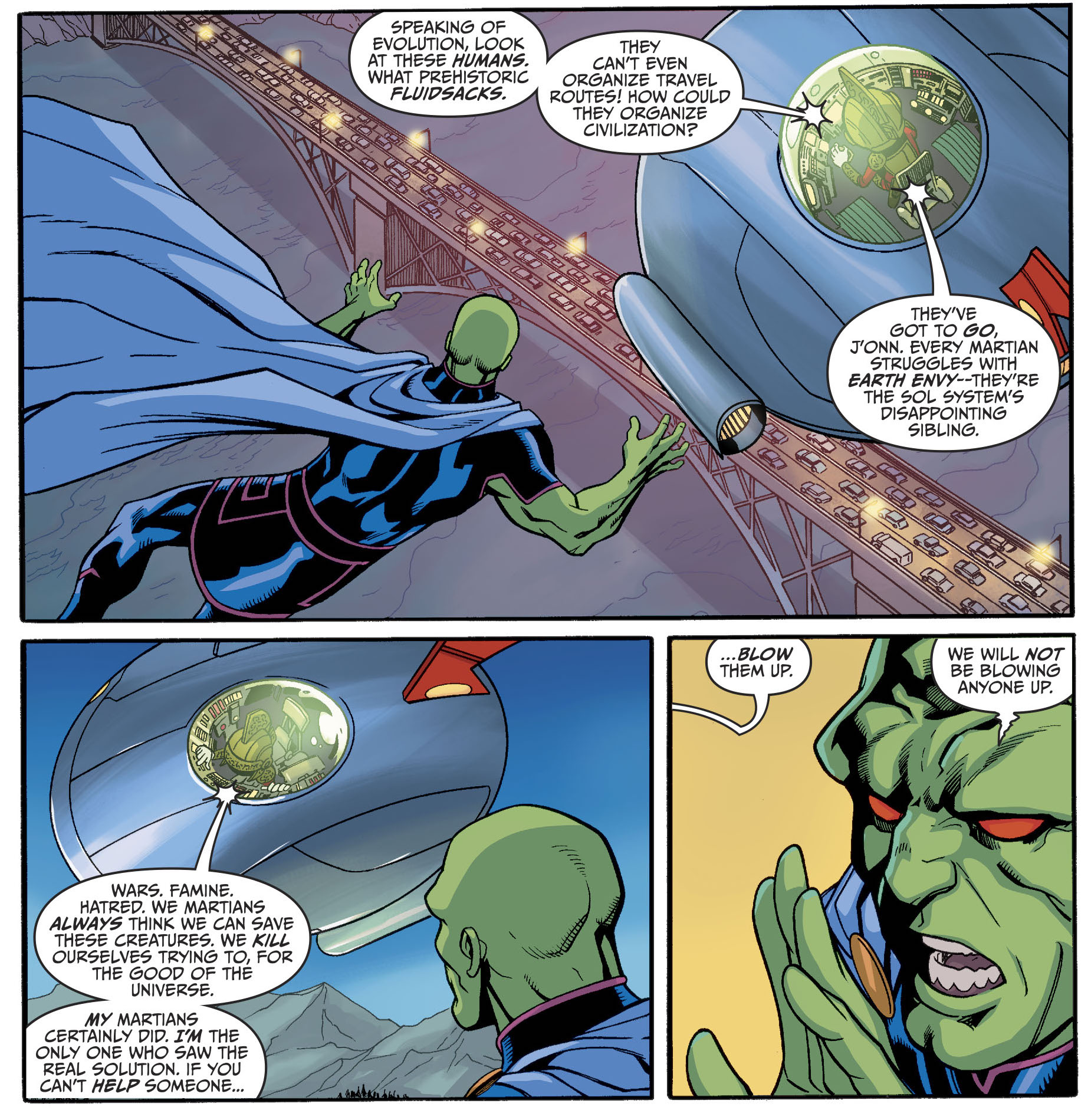 Marvin The Martian And The Martian Manhunter Can’t Agree Whether Humanity Deserves To Exist