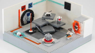 Portal Looks Great As A Lego Diorama