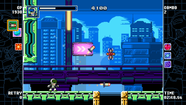 Mighty Gunvolt Burst Is A Mega Man-like That Lets You Make Your Own Bullets