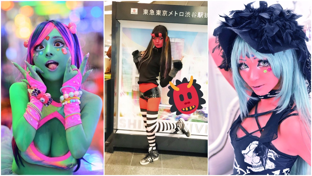 Body Paint Makes For Colourful Japanese Fashion 