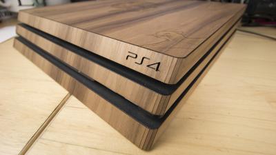 Wrapping My PlayStation 4 In Wood