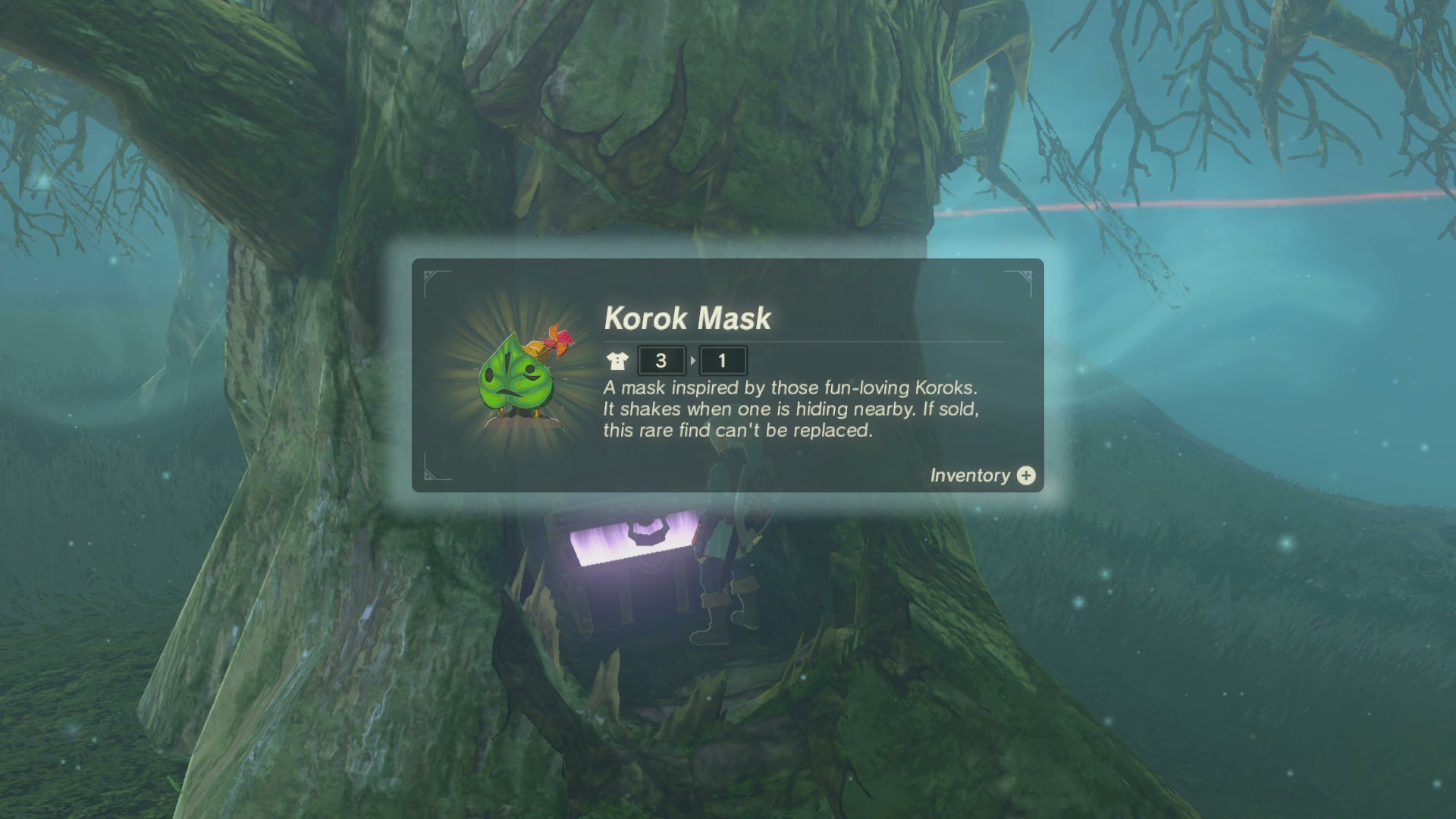 Zelda: Breath of the Wild DLC Pack 1 includes a Korok Mask to help
