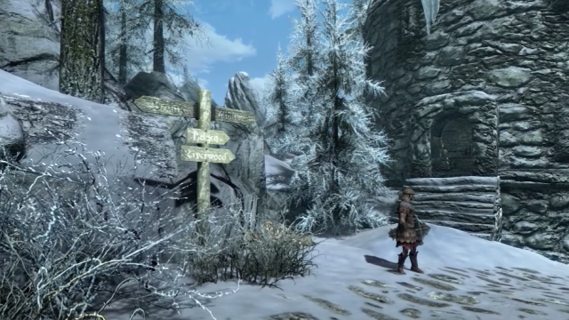 Beyond Skyrim Mod Adds Oblivion’s Snowy City, Bruma