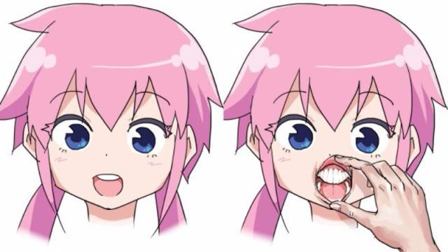 Anime Characters Have Freaky Teeth Construction 