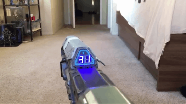 Halo Gun Counts Your Ammo In The Real World