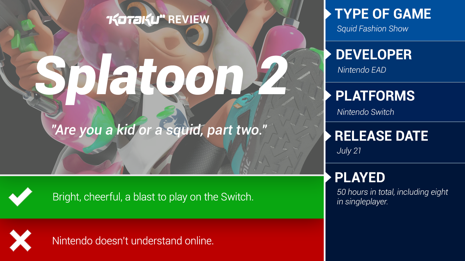Splatoon 2: The Kotaku Review