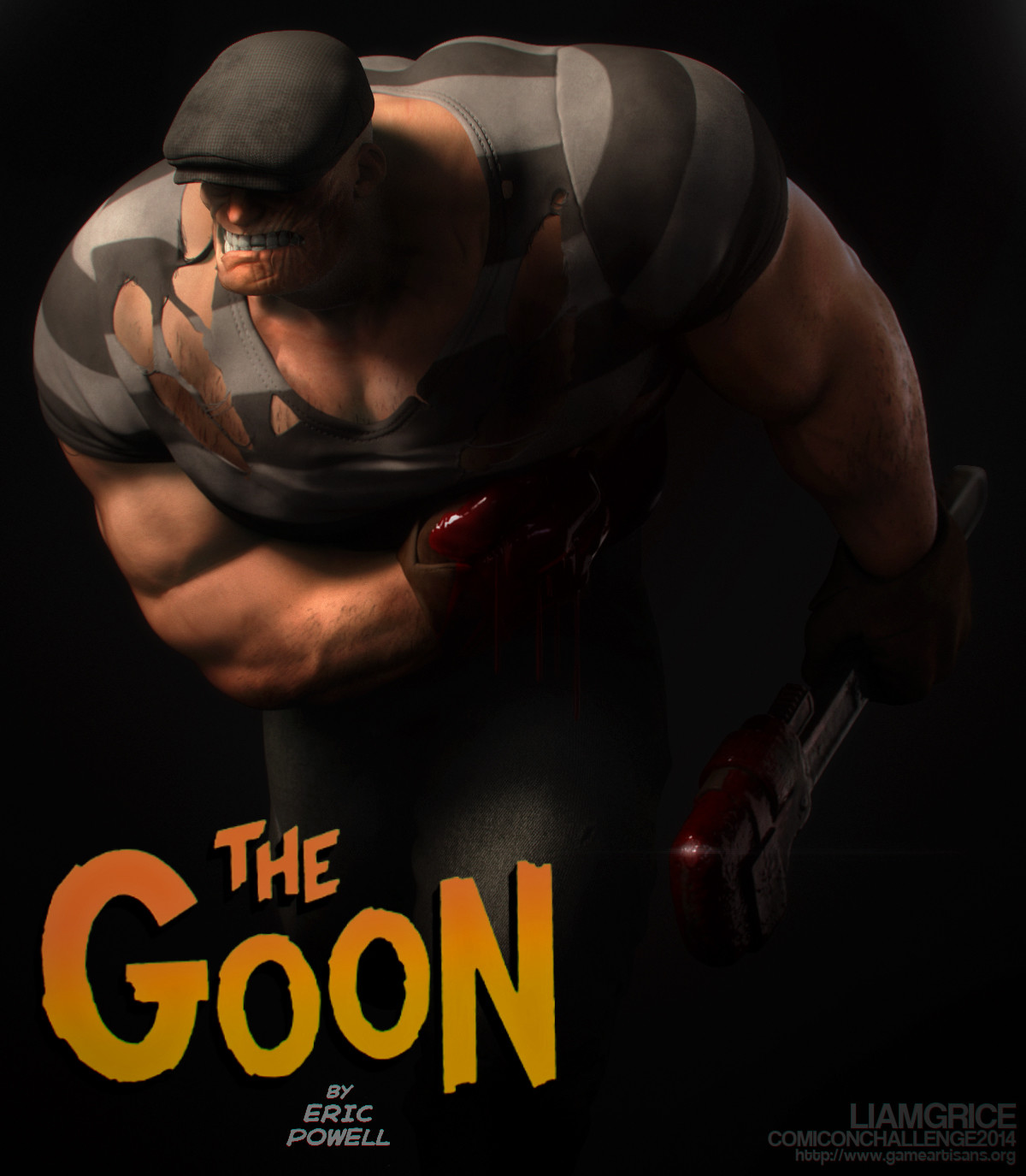 Fine Art: Oh No, You Made The Goon Angry