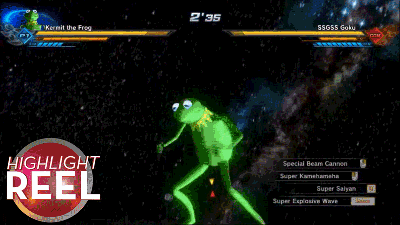 Kermit The Frog Goes Super Saiyan