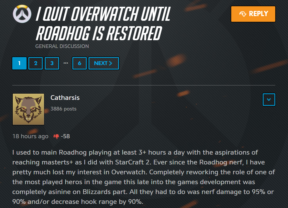Overwatch Players Are Mourning Roadhog