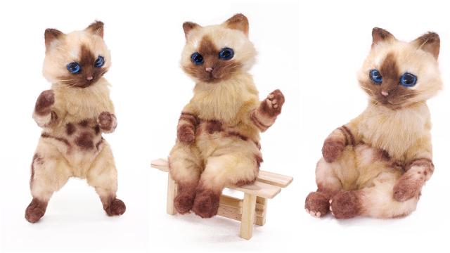 An Incredibly Realistic Monster Hunter Felyne Doll 