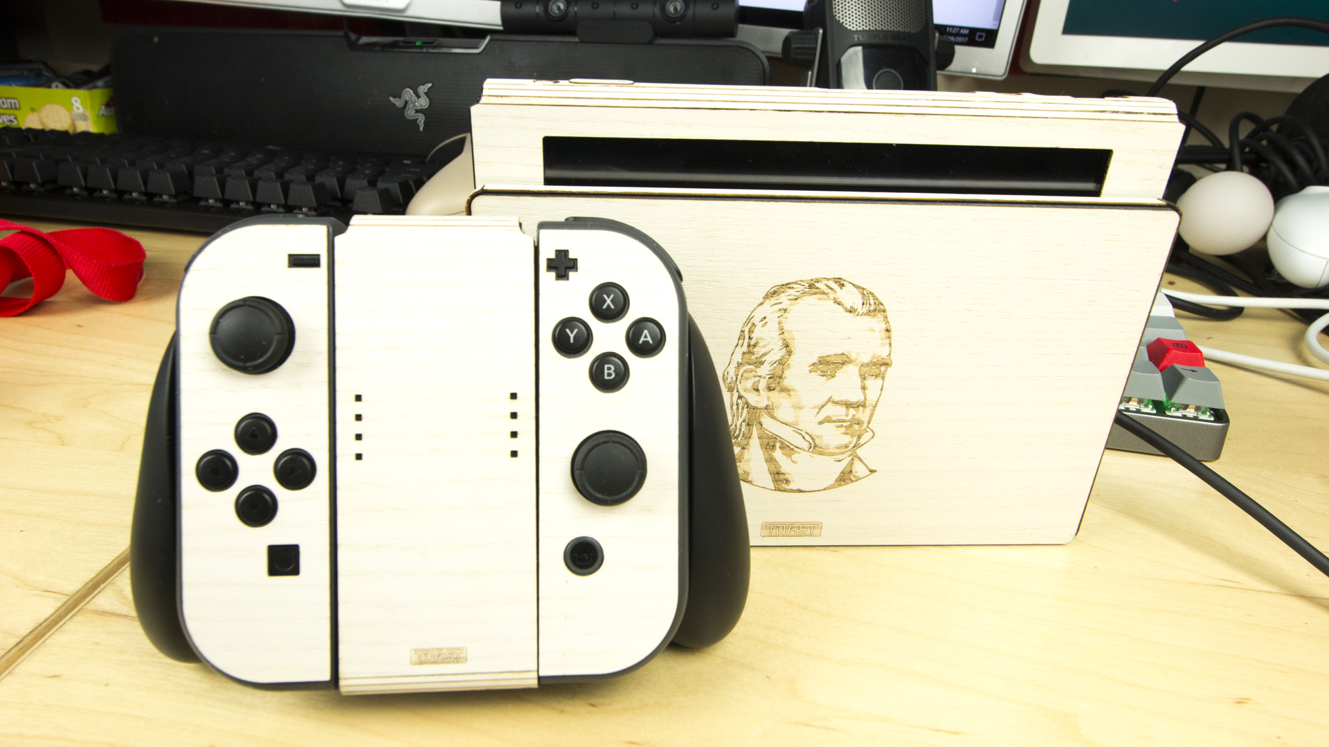 Wrapping My Nintendo Switch In Wood