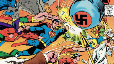 Superhero Comics’ Long History Of Beating Up Nazis