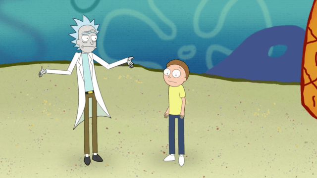 Rick And Morty Take An Improvised Trip To See Spongebob Squarepants