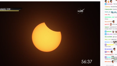 Tens Of Thousands Of People Are Watching The Eclipse On Twitch And Freaking Out