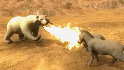 Beast Battle Simulator Makes Your Flame-Thrower Polar Bear Dreams Come True