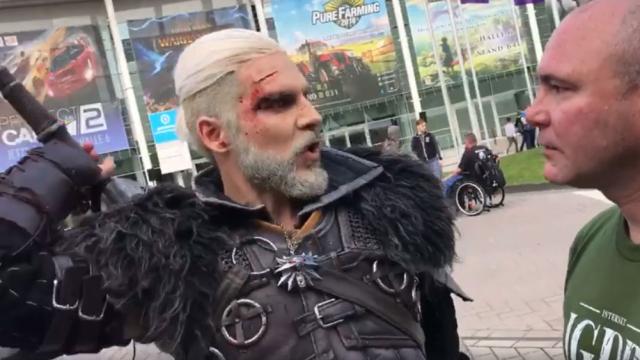 World’s Best Geralt Cosplayer Meets Geralt’s Voice Actor