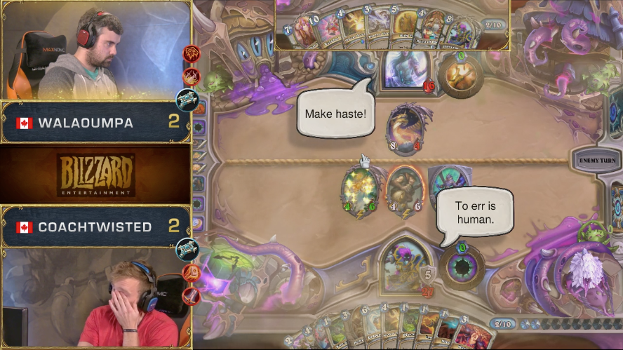Cringe Your Way Through One Of The Worst Pro Hearthstone Matches Ever