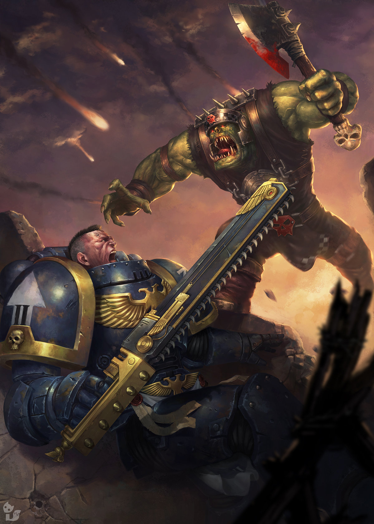 Fine Art: Warhammer 40K Battles Are Never Subtle