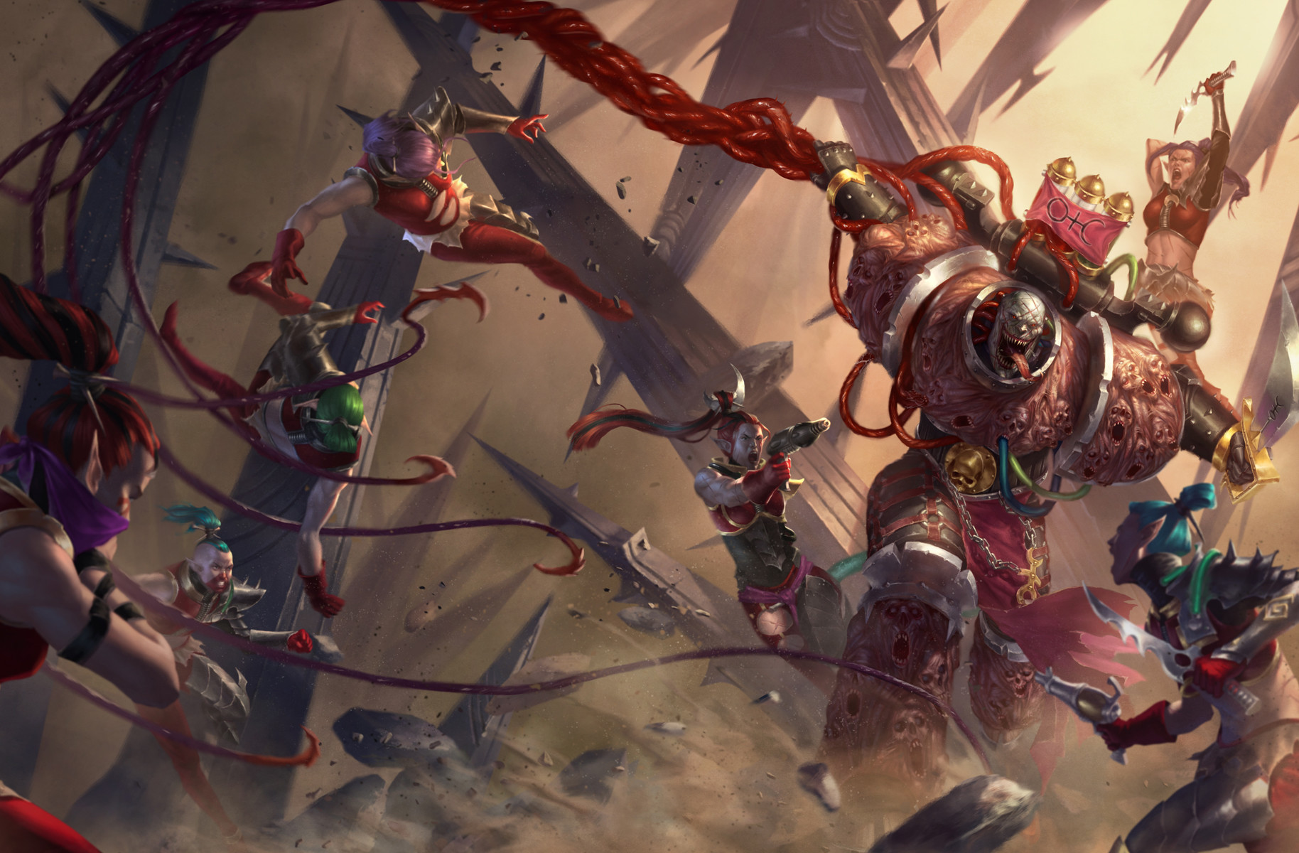 Fine Art: Warhammer 40K Battles Are Never Subtle