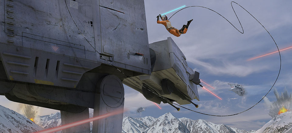 Fine Art: Luke Skywalker, That Is An Unorthodox Approach