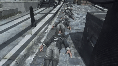 Just A Giant Conga Line Of Dishonored 2 Bodies
