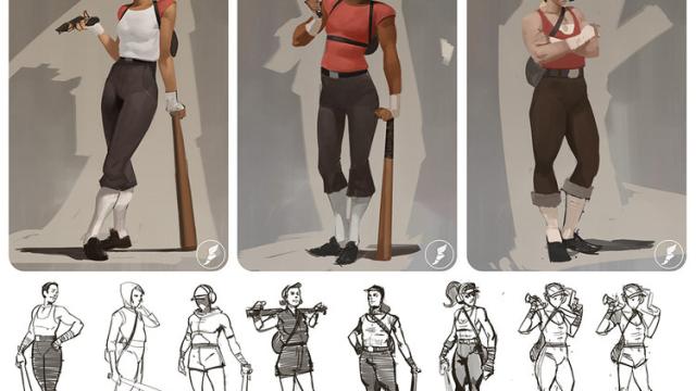 Valve Thought About Putting Women In Team Fortress 2 (And Making A DOTA 2 Cartoon)