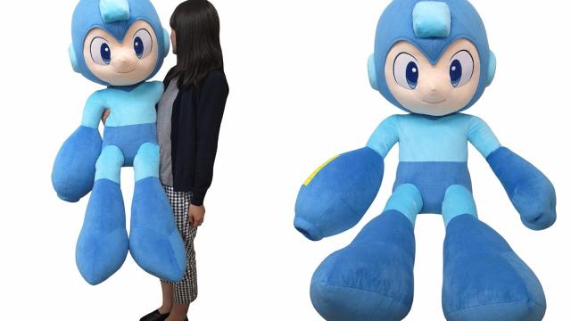 A Life-Sized Mega Man Plush Toy For $360