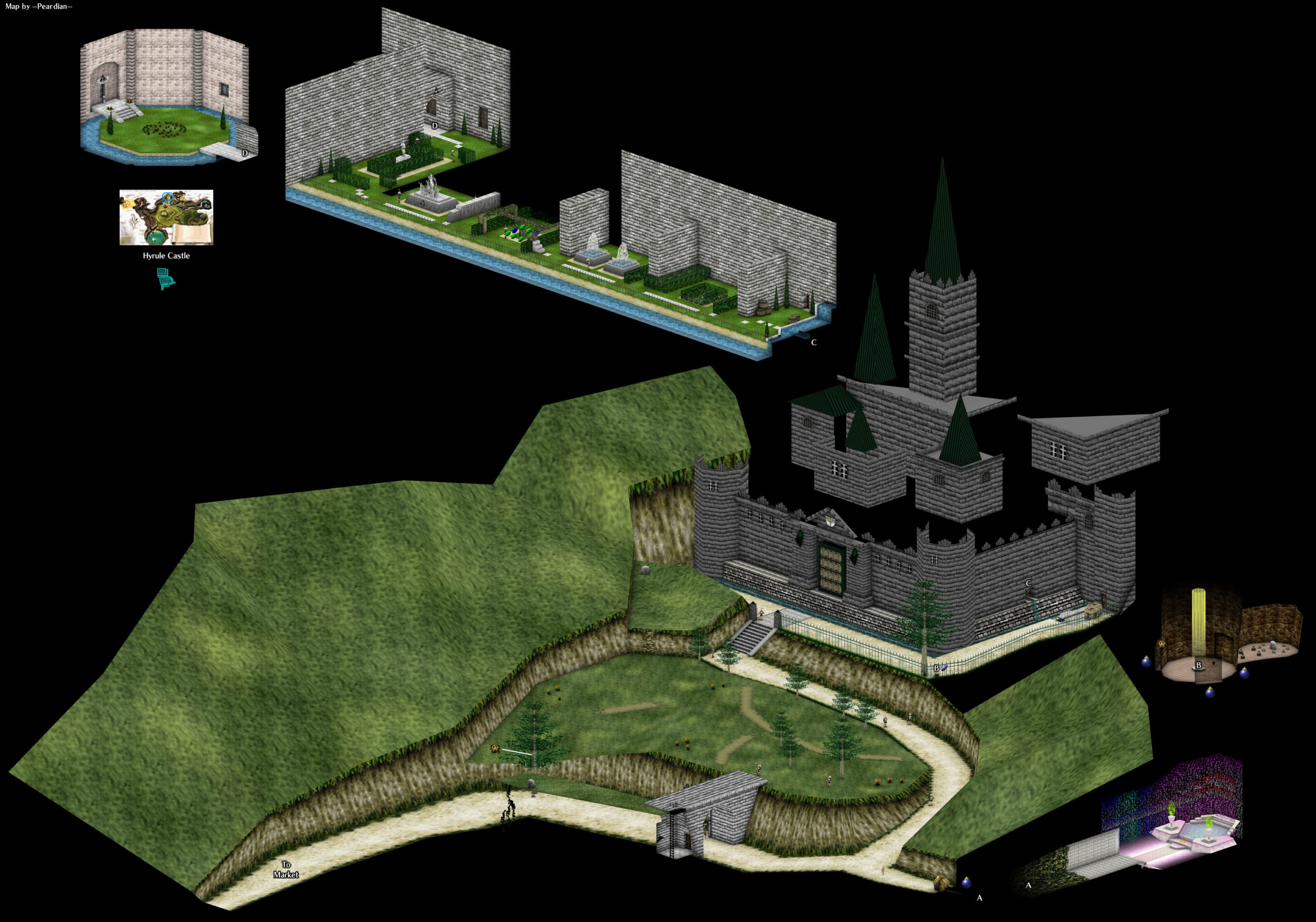 Here Are Some Isometric Ocarina Of Time Maps