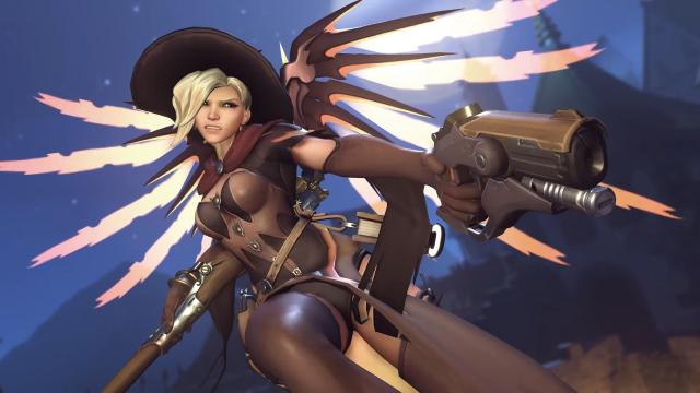Almost Everyone Is Playing Overwatch With A Mercy On Their Team Now