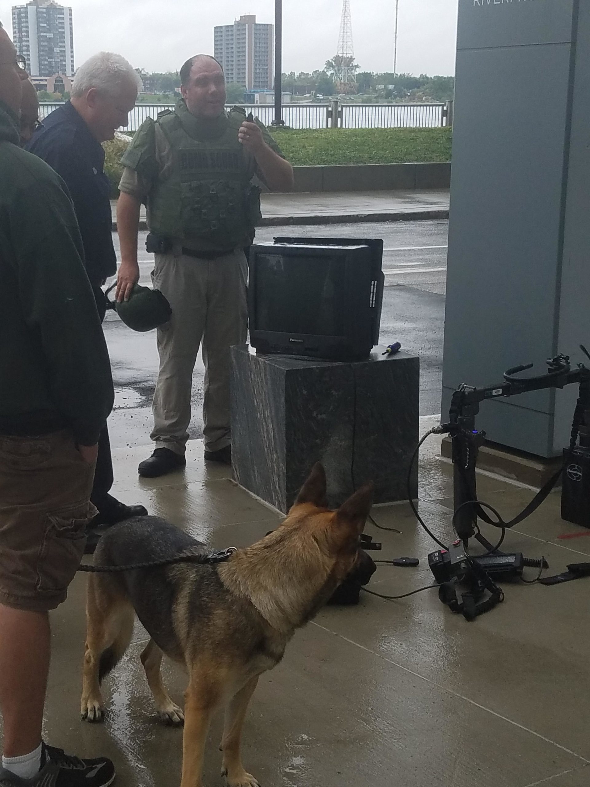 Abandoned Television Earns Smash Competition A Bomb Squad Visit