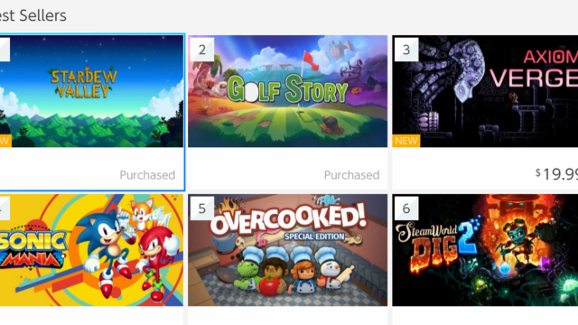 Only Two Of The Current Top 10 Most-Downloaded Games On Switch Were Made By Nintendo