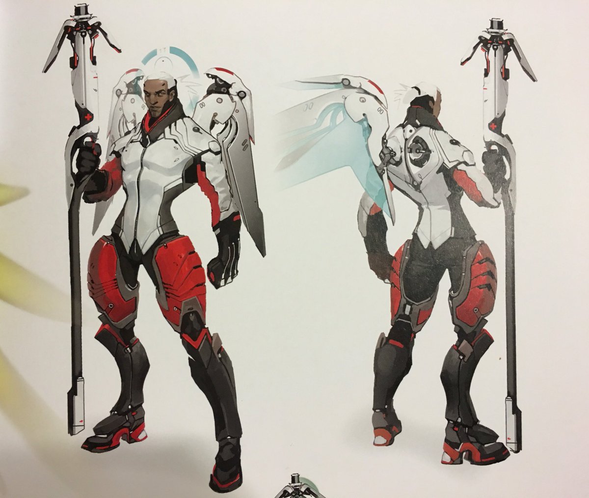 Everyone Has A Crush On This Concept Art For Overwatch’s Mercy