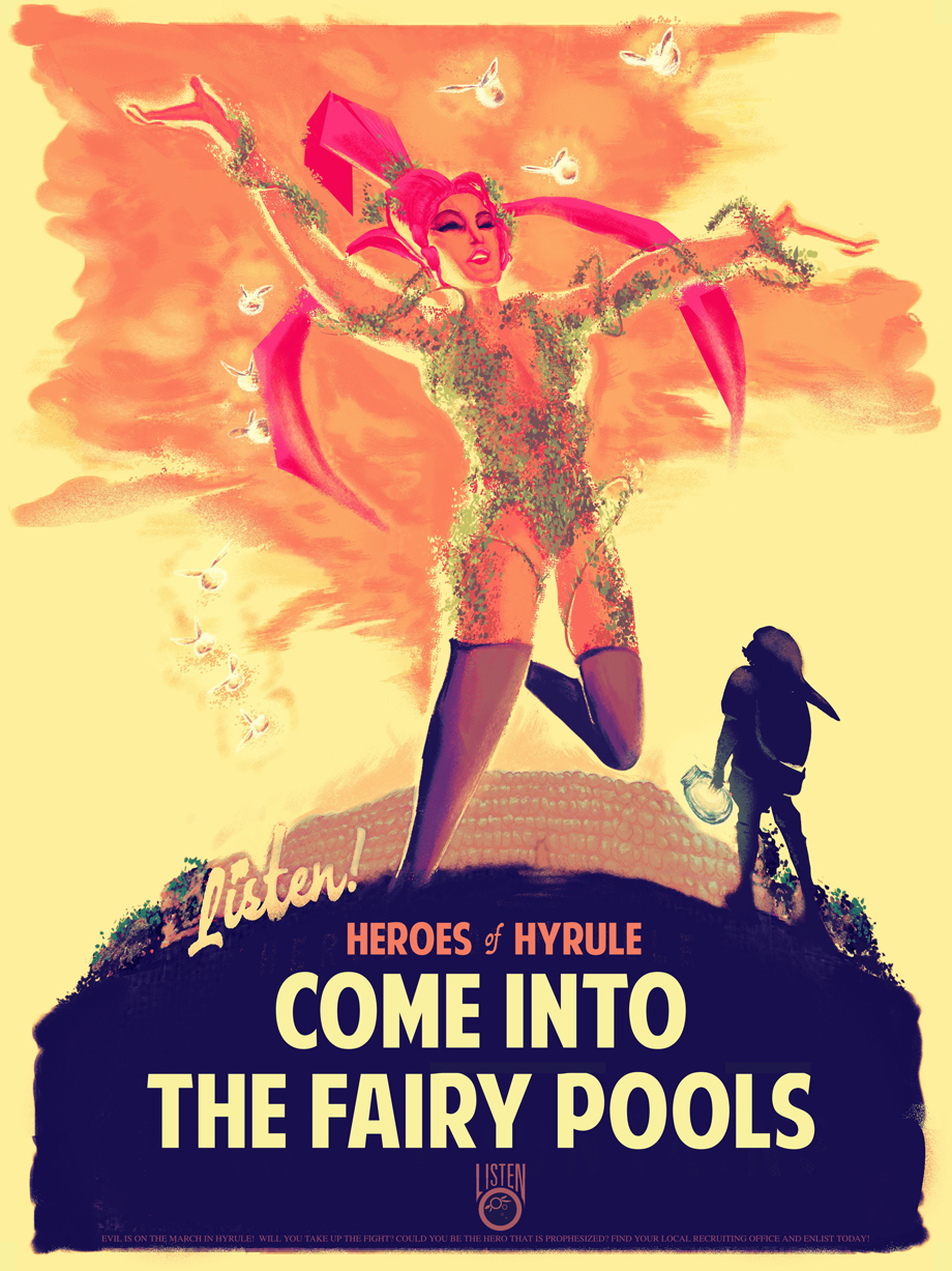 Zelda Propaganda Posters Are Fighting The Good Fight