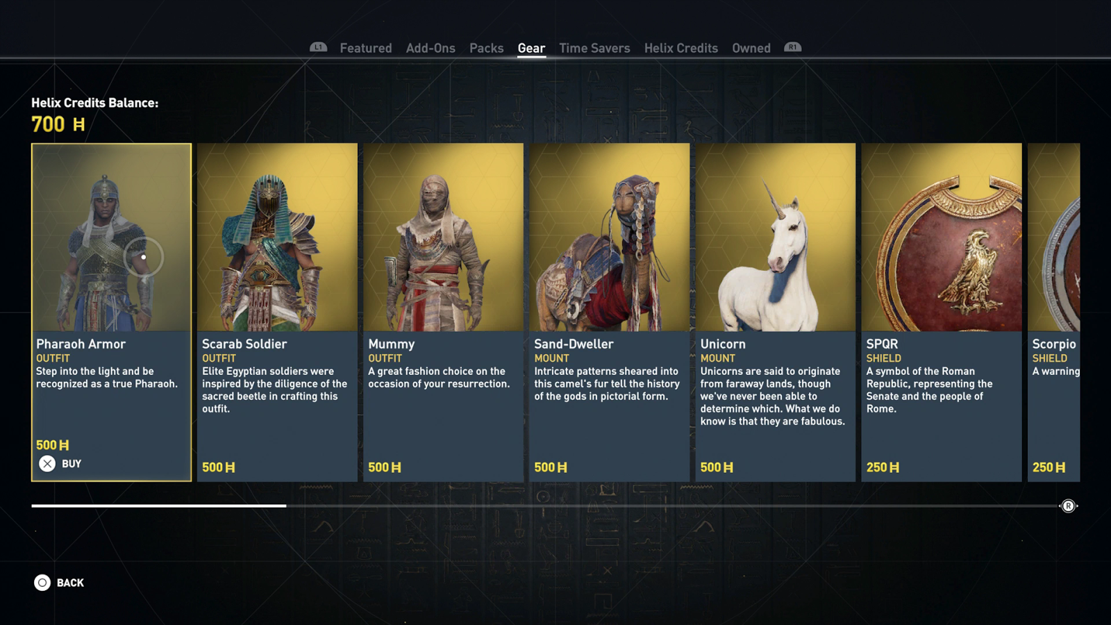 gå i stå Kollektive hud Assassin's Creed Origins' Microtransactions (Mostly) Get You Things You Can  Earn While Playing, Ubisoft Says