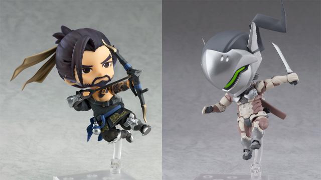 Look At These Little Hanzo And Genji Action Figures