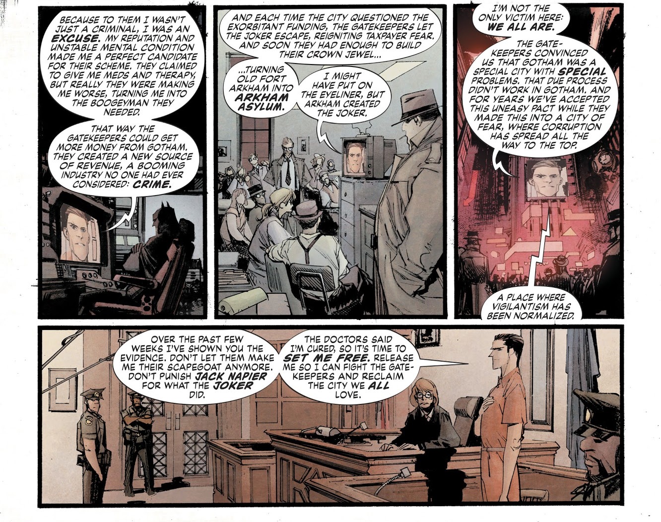 In Batman: White Knight, The Joker’s Plan To Save Gotham Begins With A Modest Proposal To Harley