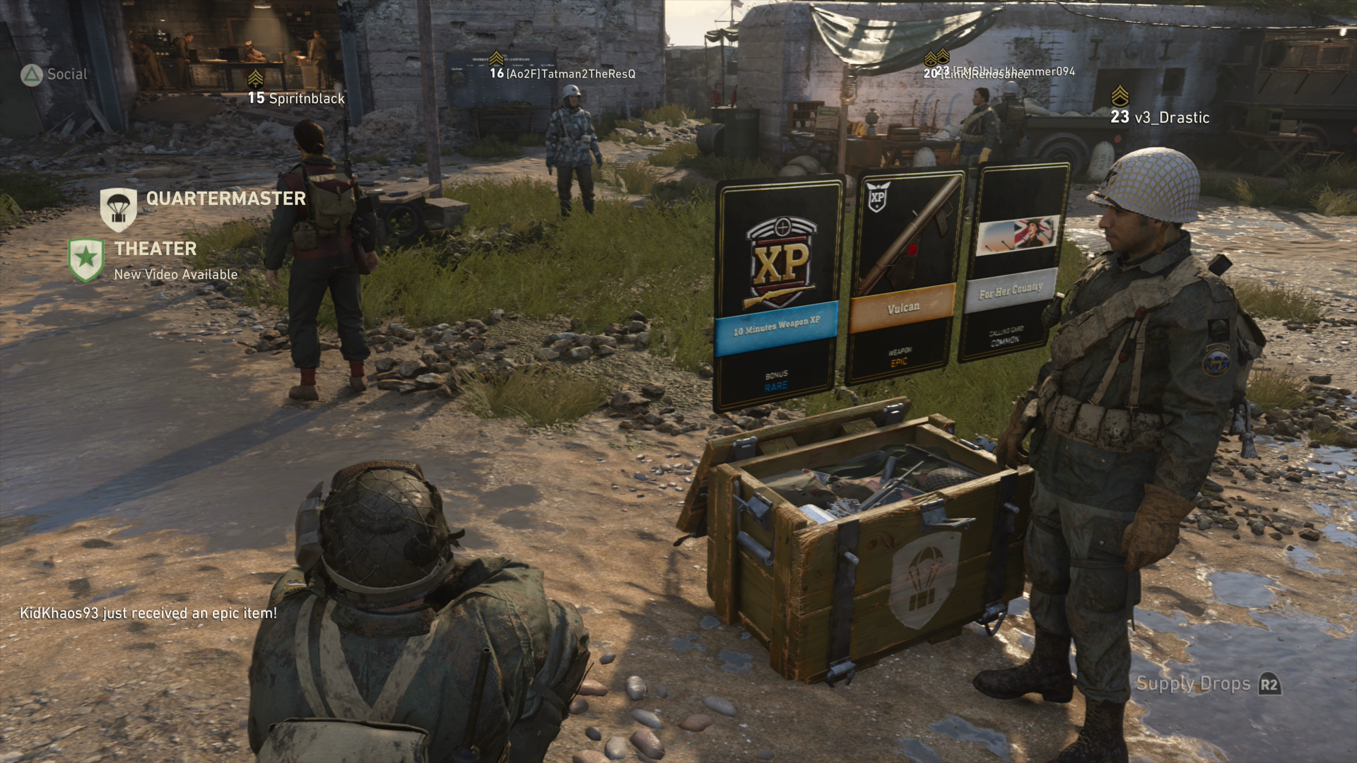 Call Of Duty WWII Players Can Watch Each Other Open Loot Boxes