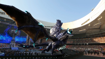 League Of Legends World Finals Had A Freaking Dragon