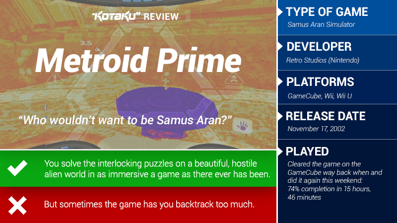 Metroid Prime: The Kotaku Review