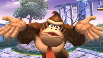 Someone At A Smash Bros. Tournament Paused A Bunch Of The TVs On Donkey Kong Shrugging 
