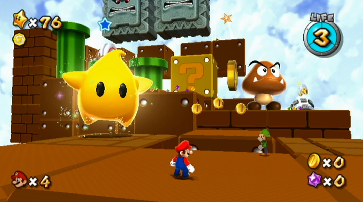 Super Massive Galaxy In Super Mario Galaxy 2 Is A Loving Tribute To Super Mario Brothers 3’s Giant Land