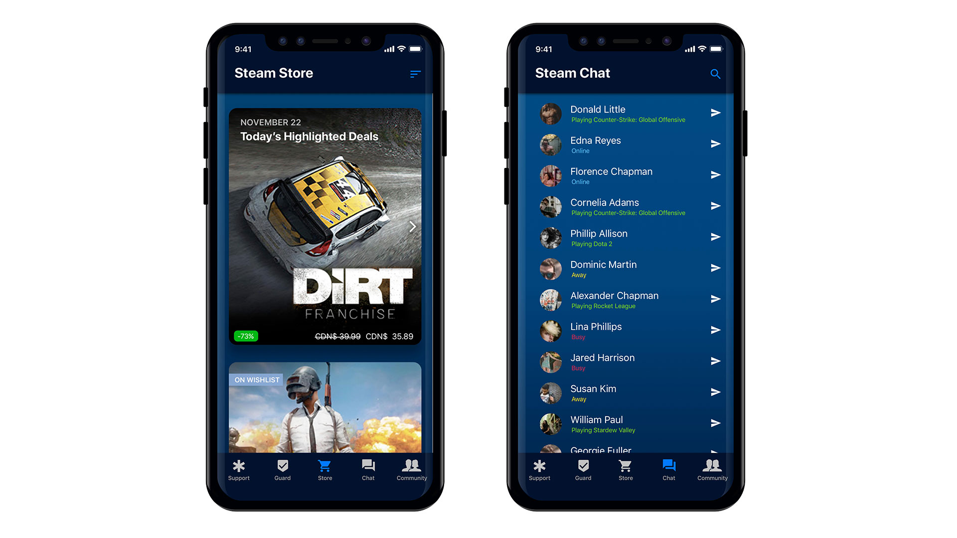 Fan Redesigns Steam’s Terrible Mobile App
