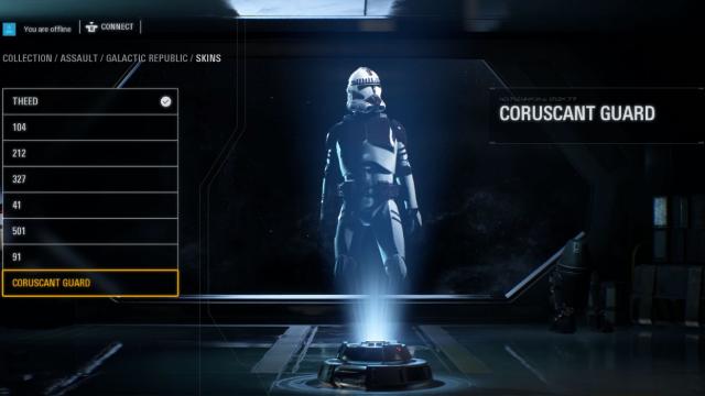 Hidden Character Customisation Menu Found In Star Wars: Battlefront 2