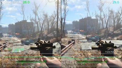 Fallout 4 Looks Better On Xbox One X But Runs Slightly Smoother On PS4 Pro
