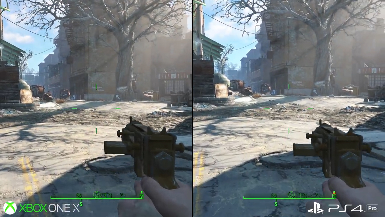 Fallout 4 Looks Better On Xbox One X But Runs Slightly Smoother On PS4 Pro